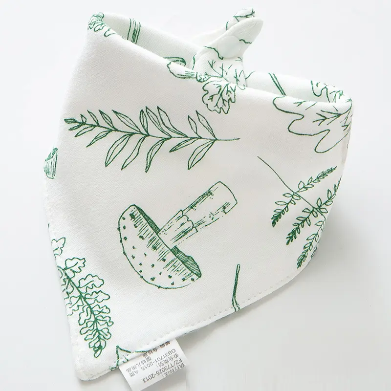 Green Plant [Triangle Scarf]