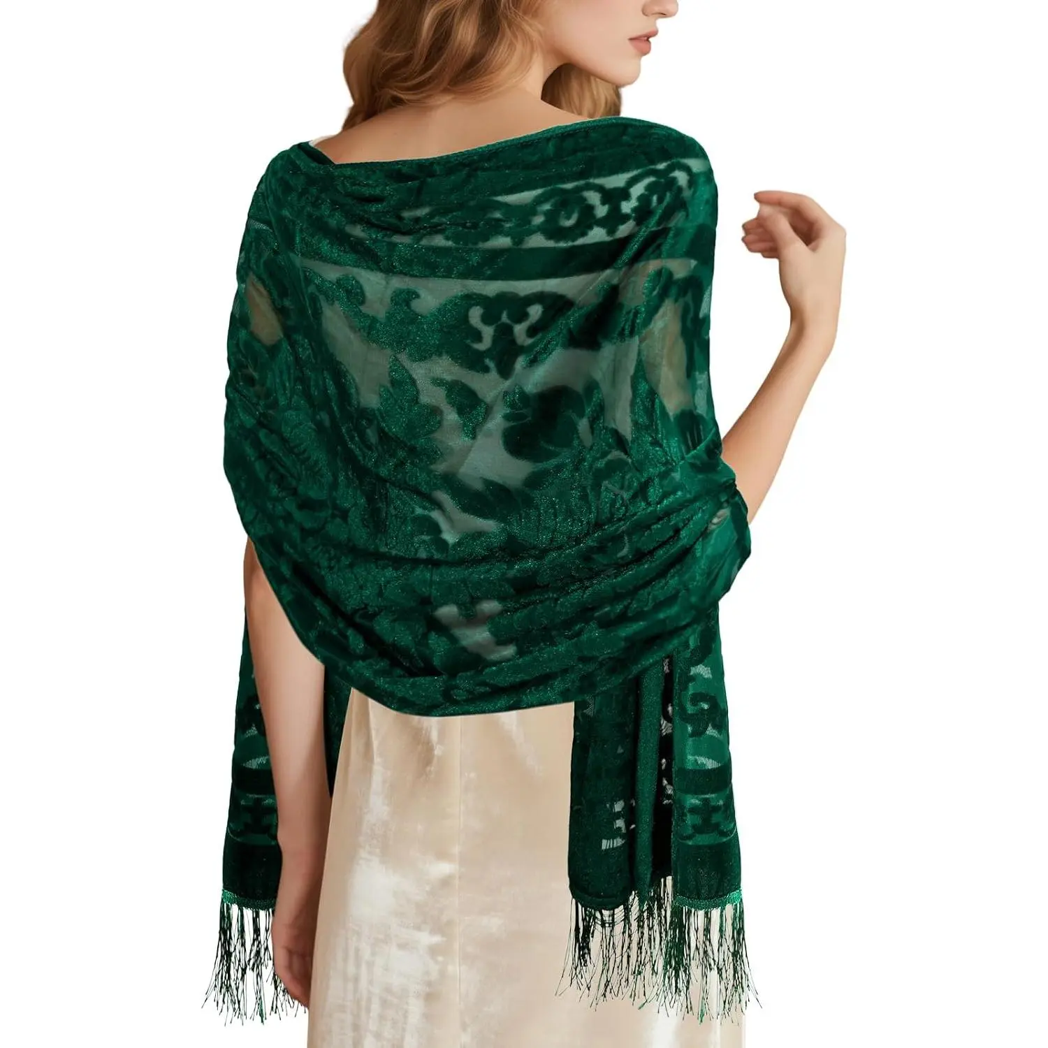 Lace Shawl Velvet Scarfs Shawls and Wraps for Evening Dresses Wedding Shawl Wraps for Dress Accessories Winter