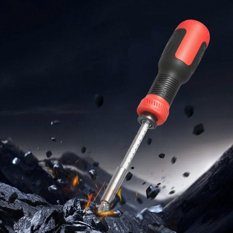 VEVOR Screwdriver Set, 13 in 1 Magnetic Multi Bit Mini Nut Driver Set, Phillips, Flat Head, Torx, Square Bits for Men, Manual Precision Repair Tool Kit for Sockets, Furniture, Home Appliances, Cars VEVOR Screwdriver Set, 13 in 1 Magnetic Multi Bit Mini Nut Driver Set, Phillips, Flat Head, Torx, Square Bits for Men, Manual Precision Repair Tool Kit for Sockets, Furniture, Home Appliances, Cars