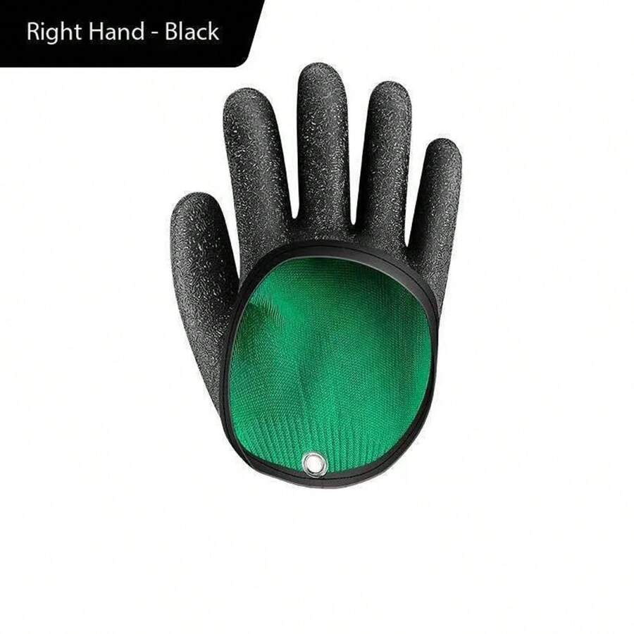 Fishing Gloves - Professional Anti-Slip Catch Fish Gloves,Puncture Proof Ice Fishing Glove For Handling,Catching,Cleaning,Hunting,Fisherman Fishing Accessories