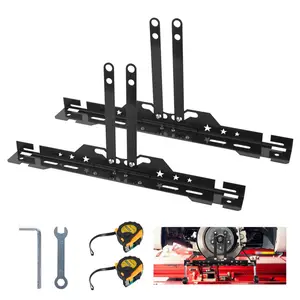 Measures for Cars, Trucks, SUVs PortaUpgraded Wheel Alignment with Connection Sheet - Heavy Duty Stainless Steel Toe Alignment Plates with Tape ble Rechargeable Tire Inflator with Gauge repair equipment spoon kit vehicle air chuck tool li-ion battery