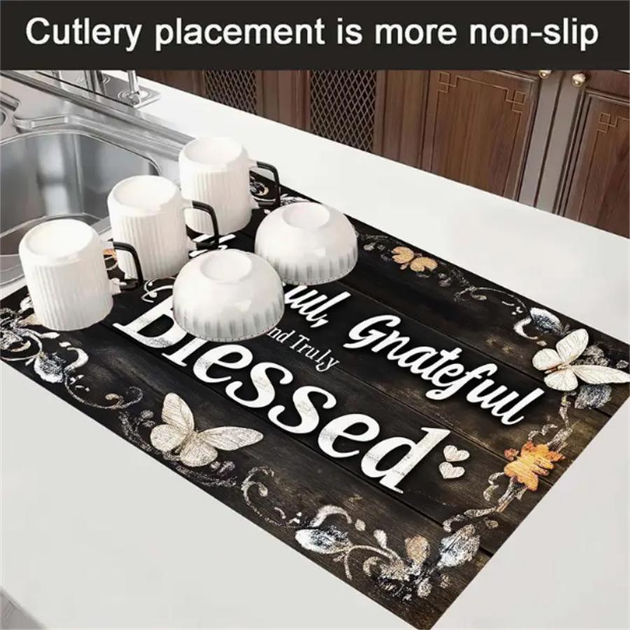Thankful Themed Pattern Gas Stove Cooktop Panel Protector Cover, 1 Count Heat & Scratch Resistant Stove Top Protector, Multipurpose Cooktop Cover for Flat Top Oven, for Kitchen Stove Plate