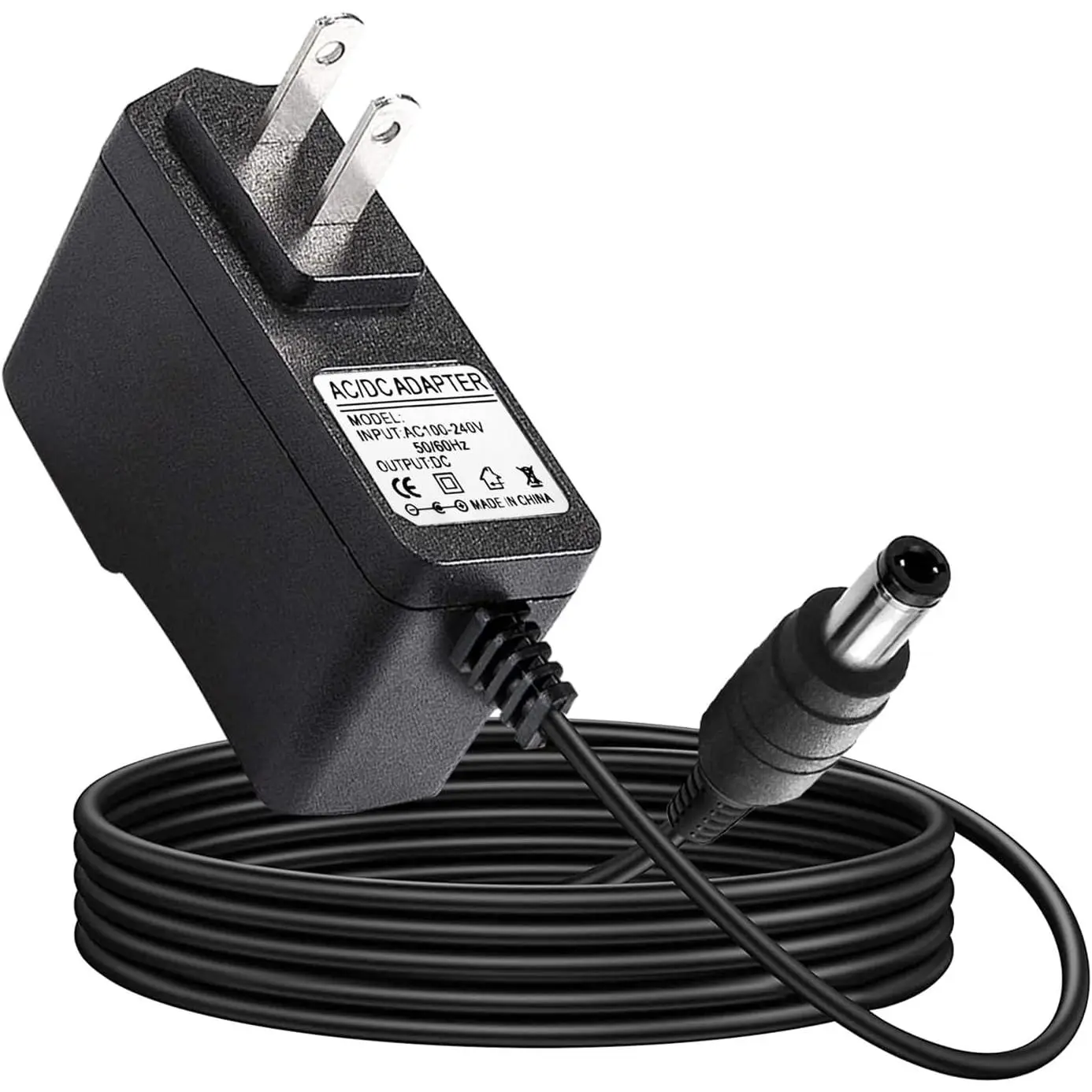 9V  Adapter Charger for  Cruiser I II III Series 3 Speed Turntable Portable Suitcase Record Player CR8005A CR8005A-BK/BL/GR/PI/TP/TU/TW/CU/ CR8005C CR6005A CR221 CR89 Power Cord