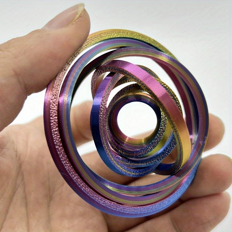 Rotating Physical Gravity New Compass Simple and Fun Multi-color Stress Relief Small Toys, Rotating Interactive Game Props Fun Little Gifts Stress Relief Props for Adults, Stress Relief Fidgeting, Fidget Spinner