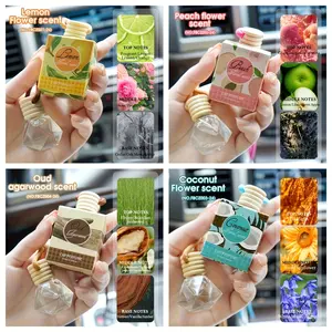 4pcs Long-time Car Air Freshener - Car Air Freshener with Essential Oils for Vehicle Interior Accessories