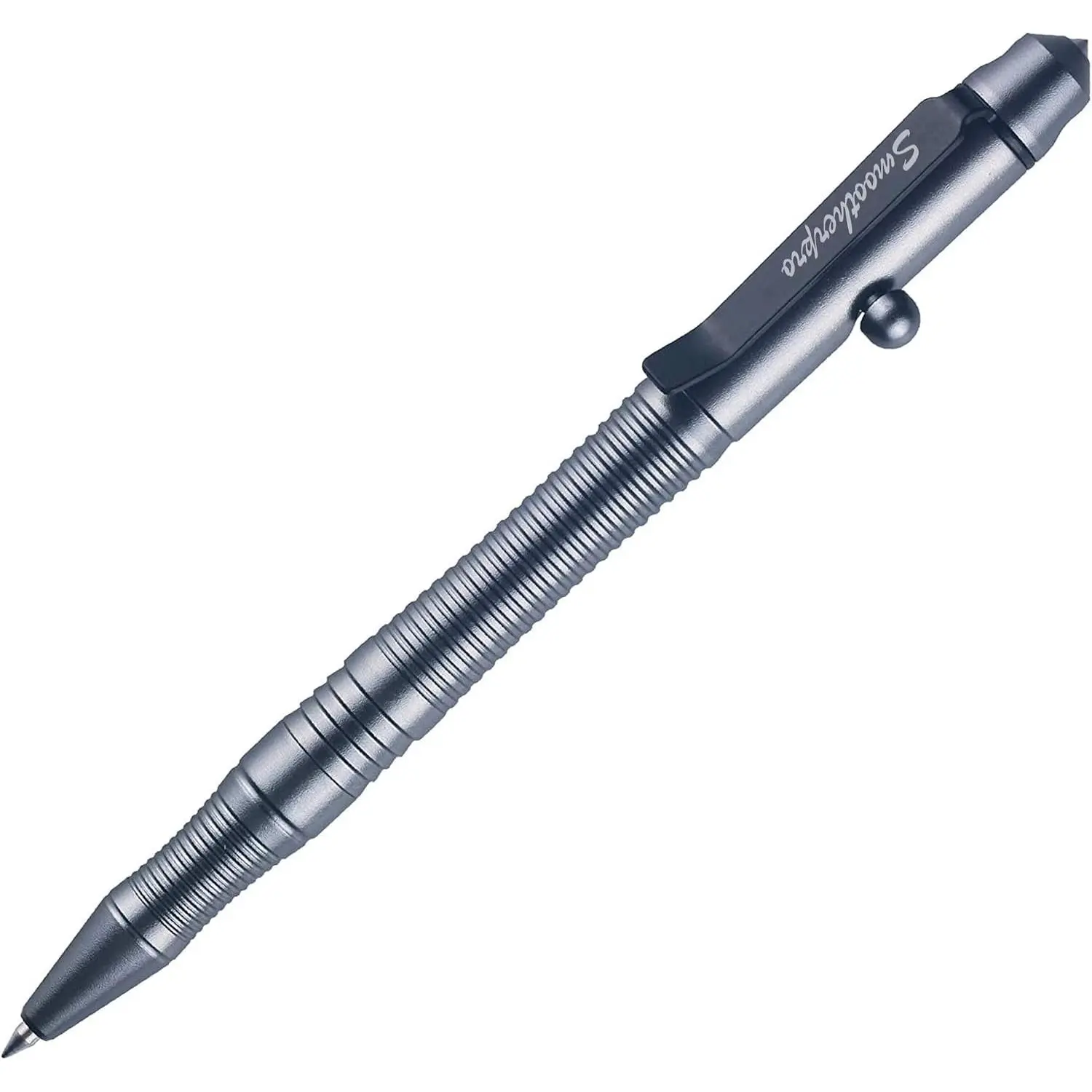 Stainless Steel Bolt Action Pen,Gray | Refillable Stainless Steel Pen with  G2 Compatible Refill for Office Writing, Journaling, Signatures, and Everyday
