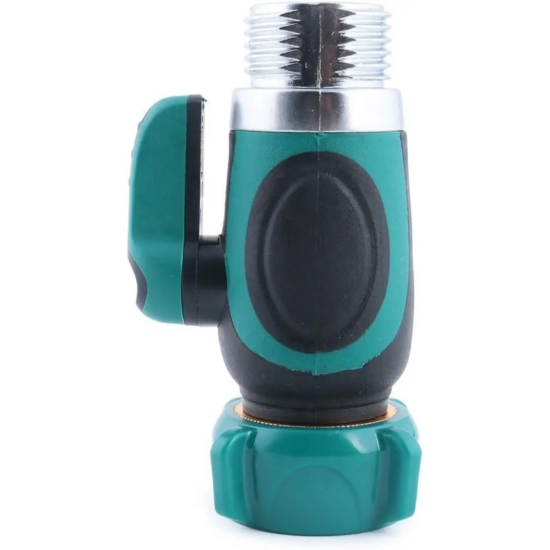 Garden Hose Splitter Water-pipe metal valves, Friendly Fitting Shut Off Ball Valve Connector