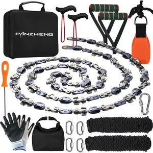 56 inch High Limb Both Sides Rope Saw Tree Pocket Chainsaw With 11OZ Throw Weight