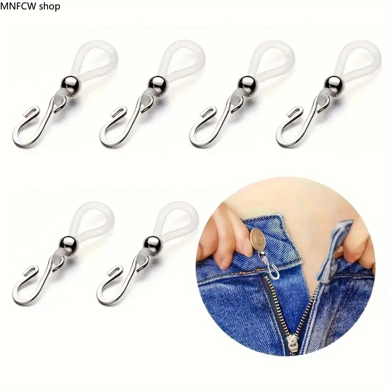10-Pack Metal Zipper Stoppers, Silver Anti-Slip Bottom Fasteners for Jeans, Pants, Shoes, and Outdoor Gear Repair