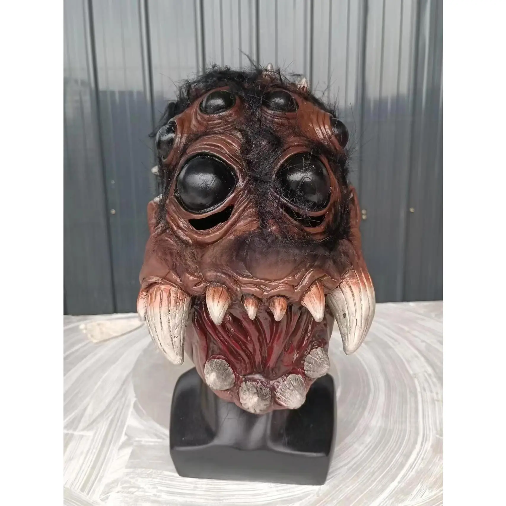 Scary Spider Latex Full Face Mask Animal Cosplay Halloween Party Prop
