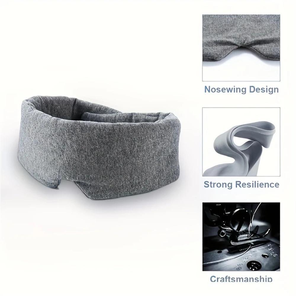 Comfortable Adjustable Sleep Mask for Travel, Breathable Light Blocking Eye Mask for Men Women and Kids, Sleeping Eye Mask, Perfect Nighttime Sleep Companion