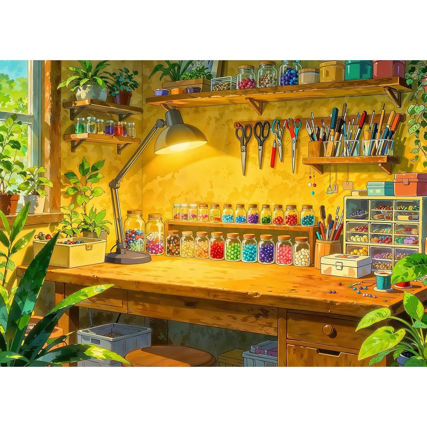 Puzzles for Adults 1000 Pieces, Jigsaw Puzzle for Adults, Fun Challenging Puzzle, Warm Cozy Corner Puzzles Game, Interlock Perfectly No Dust, Gifts for Easter Mothers Day