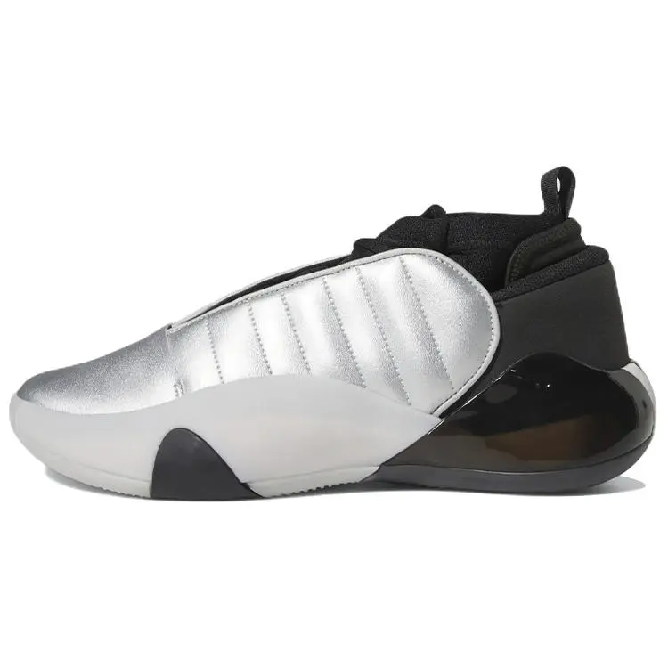 Adidas Harden Vol. 7 Low-Top Basketball Shoes for Men and Women – Stylish Silver and Black Verifiable, with credentials and supporting global authentication
