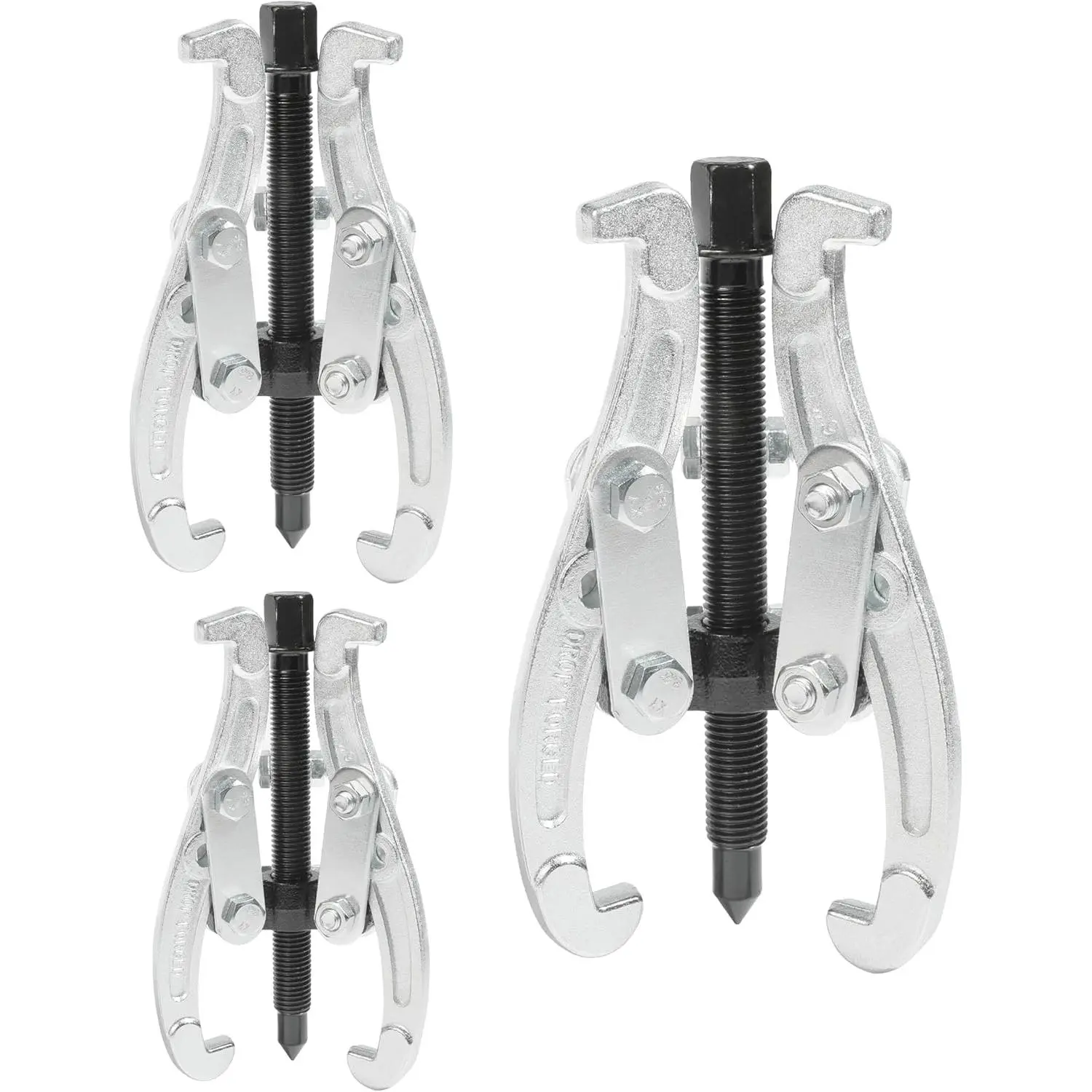Gear Puller,Heavy Duty Pulley Puller,Car Accessories 3 Jaw Gear Bearing Flywheel Pulley Removal Tool,Gear Removal Tool Gear Puller Set,3" 4" 6" 3 Jaw Puller Kit for Slide Gears,Pulley,Flywheel