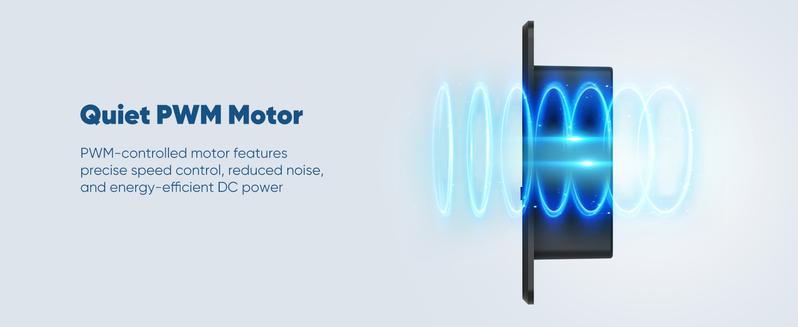 1/2-Pack Register Booster Fan for 4" x 10" Register Holes with Remote Control and Thermostat, 10-Speeds AC Vent Booster - Improves Heating&Cooling Airflow, Quiet Air Duct Fan for Wall