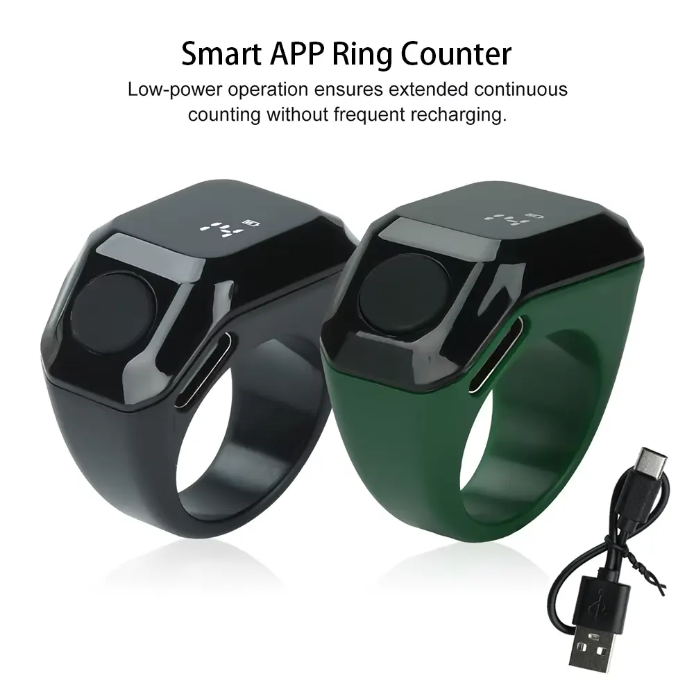 smart ringSmart APP Ring Counter Portable Digital Display Counter Bluetooth Counting Ring Time Vibration Reminder Wearable Tally Counters  smart bracelet