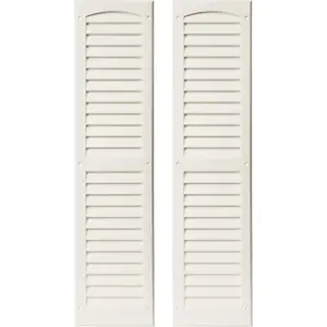 Shed Shutters Louvered 9" W x 36" H for Sheds Playhouses and Chicken Coops 1 Pair Paintable