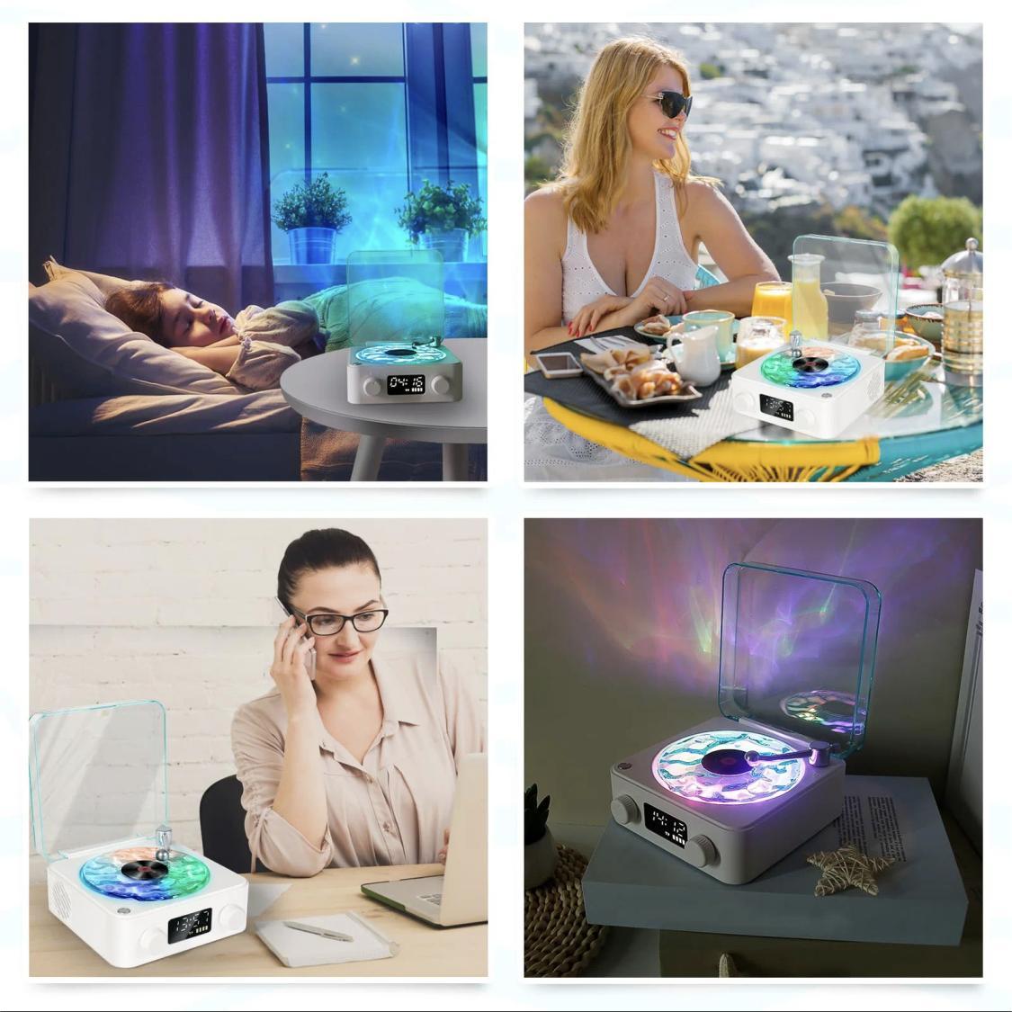 Wireless Speaker, White Noise Speaker, Multifunctional Desktop Speaker with USB Port & AUX Input, Speaker with Adjustable Ambient Light Modes, Halloween Gift #GLOBAL PICKS Wireless Speaker, White Noise Speaker, Multifunctional Desktop Speaker with USB Port & AUX Input, Speaker with Adjustable Ambient Light Modes, Halloween Gift #GLOBAL PICKS