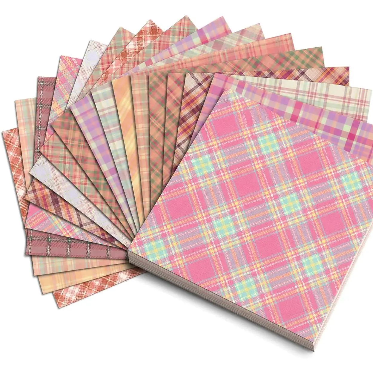 Scrapbook Paper, 12 Sheets Decorative Craft 5.5 x 7.1 Inch, 135 GSM Pastel Patterned Cardstock Paper for Junk Journaling, Card Making, Scrapbooking, Collage, DIY Crafts