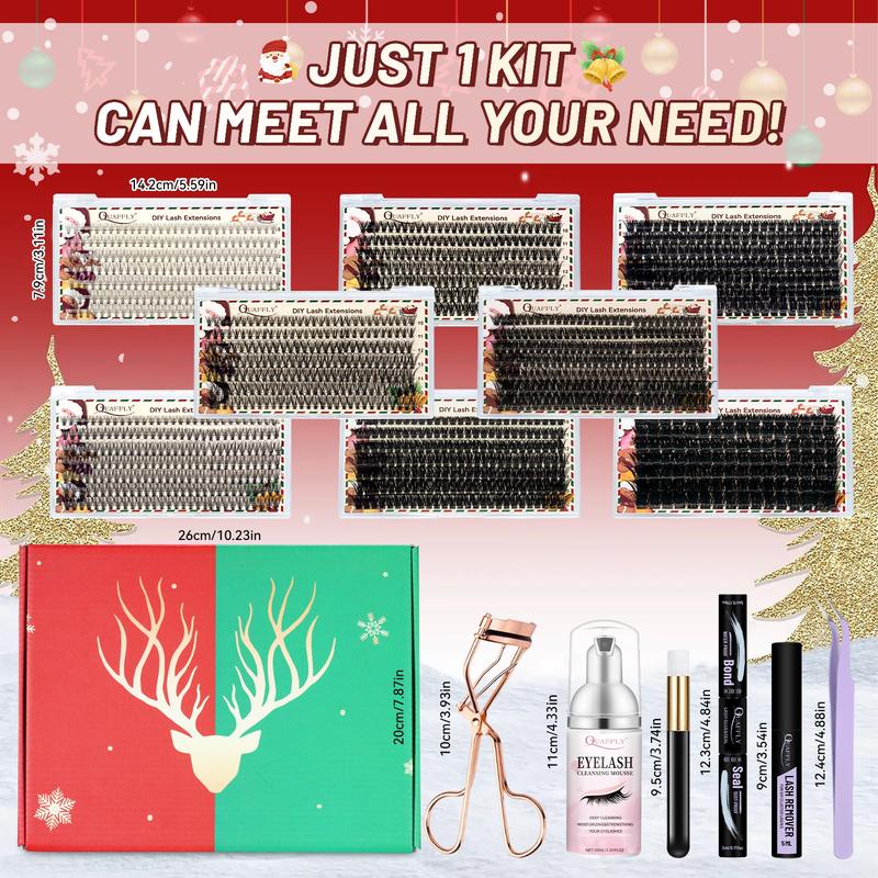 Diy Eyelash Curler Set, Natural Eyelash with Eyelash Bond & Seal, Eyelash Remover, Eyelash Mousse, 2 Eyelash Shampoo Brushes, Tweezers, Eyelash Curler Eyelash Tools Curl Lashes Makeup