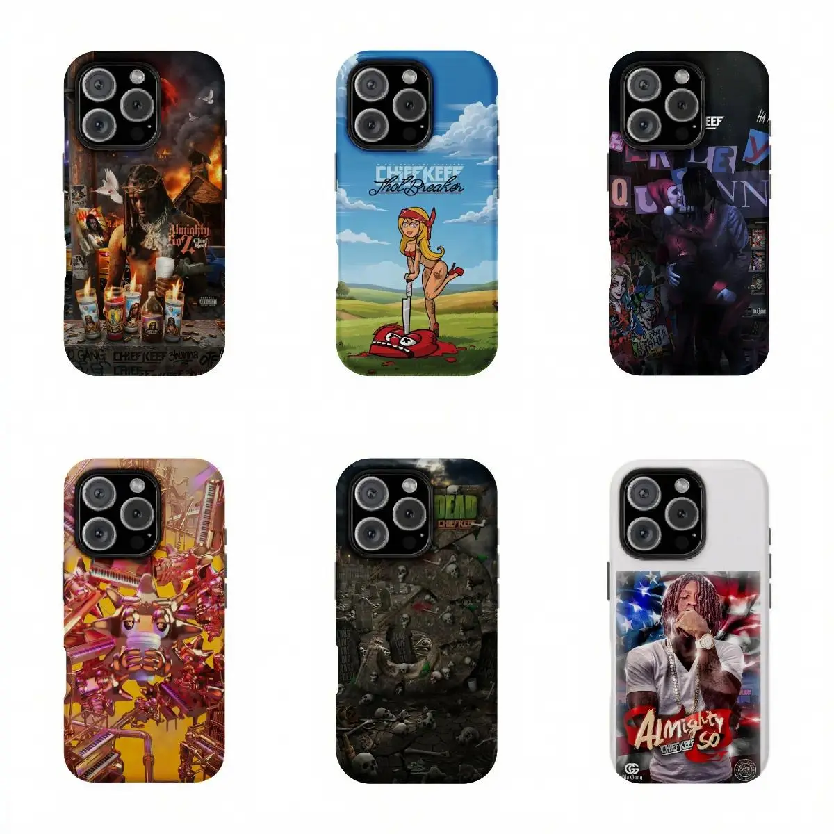 Chief Keef Lead Never Follow Leaders Tough Dual-Protection Smartphone Case, Shock-Resistant Casing Accessory for iPhone 11-17 Pro Max/Plus & Samsung Galaxy S23-25 Devices