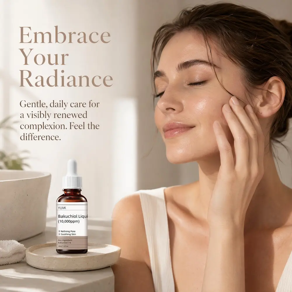 YUVK Calming Bakuchiol Face Oil Soothes Redness Shrinks Pores Hydrates Sensitive Skin