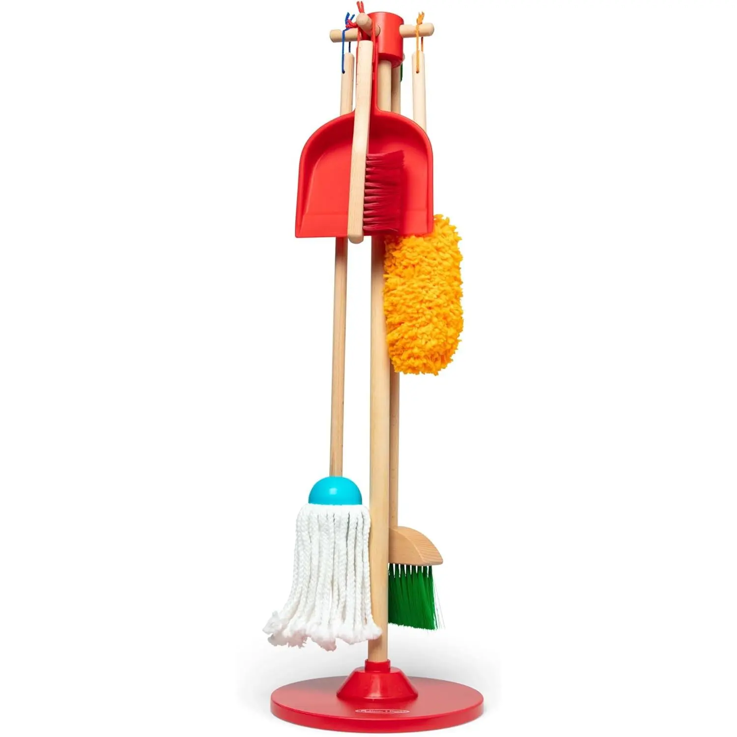 Dust Sweep Mop, 6-Pc. Toddler Cleaning Set with Kids Broom & Accessories, Preschool Learning Activities & Kids Toys for Girls & Boys 3+
