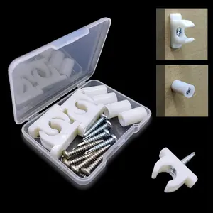 False Cabinet Clips Tip-Out Sink Cabinet Clips - Universal False Front Fasteners for Drawer/Cabinet with Snap Mechanism - Hardware Replacement Set Includes Screws (4 White)