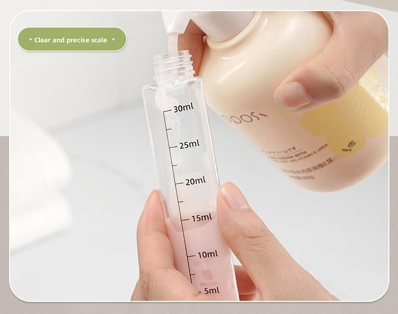 Travel Dispensing Bottle Portable Cosmetic Set Shampoo Shower Gel Makeup Remover Oil Washing Dispensing Bottle Leakproof