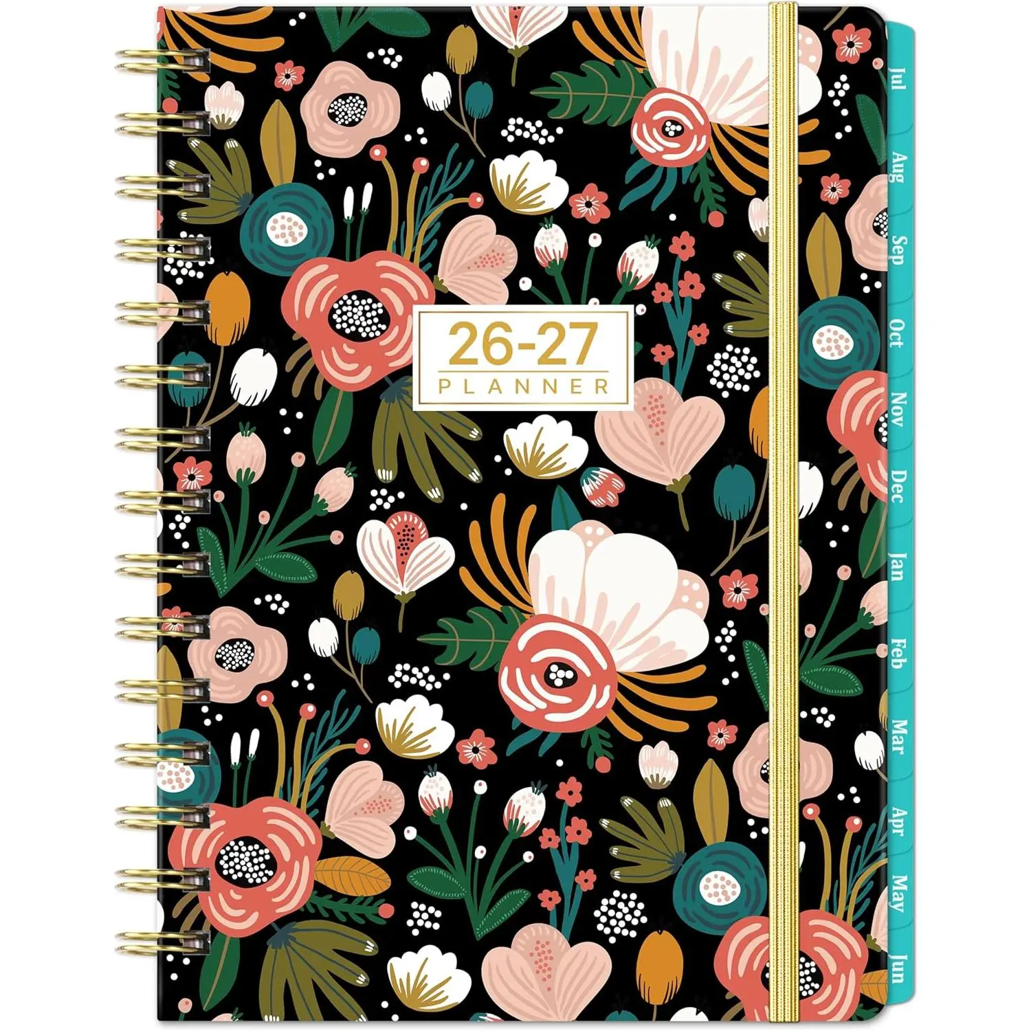 Planner 2026-2027-Weekly Monthly Planner2026-2027, 6.4'' x 8.5'', Tabs | July 2026 to June 2027,Academic Planner with Inner Pocket,  Paper