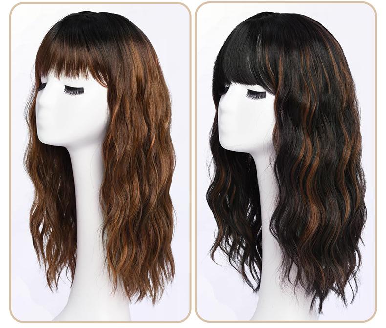 Women's Large Wave Long Curly Wig  European & American Style Full Cap Heat-Resistant Synthetic Hair