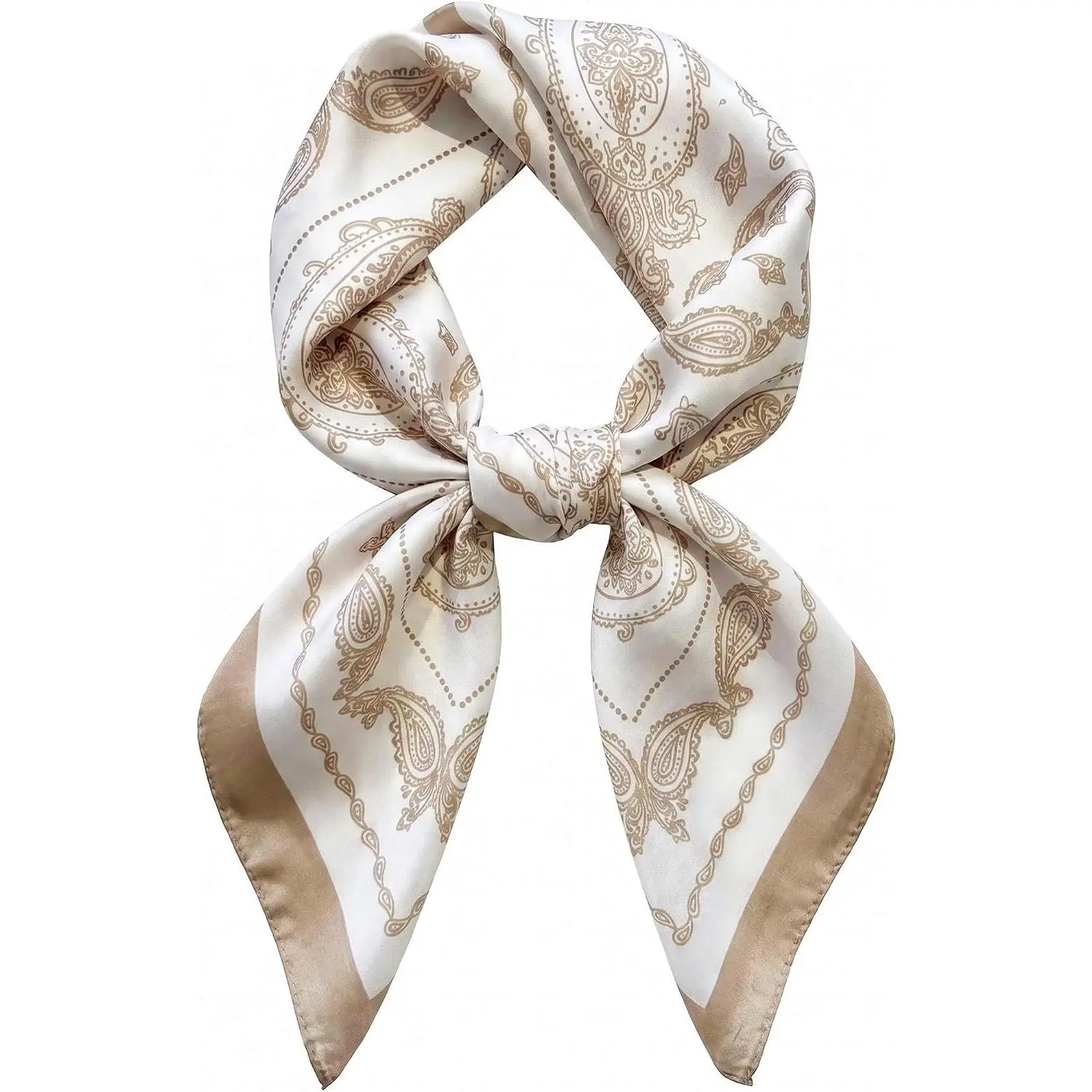 Hair Scarf for Women  Scarf Like Satin Silk Hair Bandana Square Scarves Fashion Accessories 27.5"