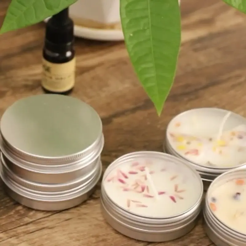 24 Pack 1oz Cans with Screw Caps - Reusable Travel Container for Plasters, Lotion, Beards and Candles Mini Cosmetics Container Box Multi Purpose Storage Tank, Sample Tank, Transparent Travel Cosmetics Tank Lipstick, Lotion, Powders and Beauty