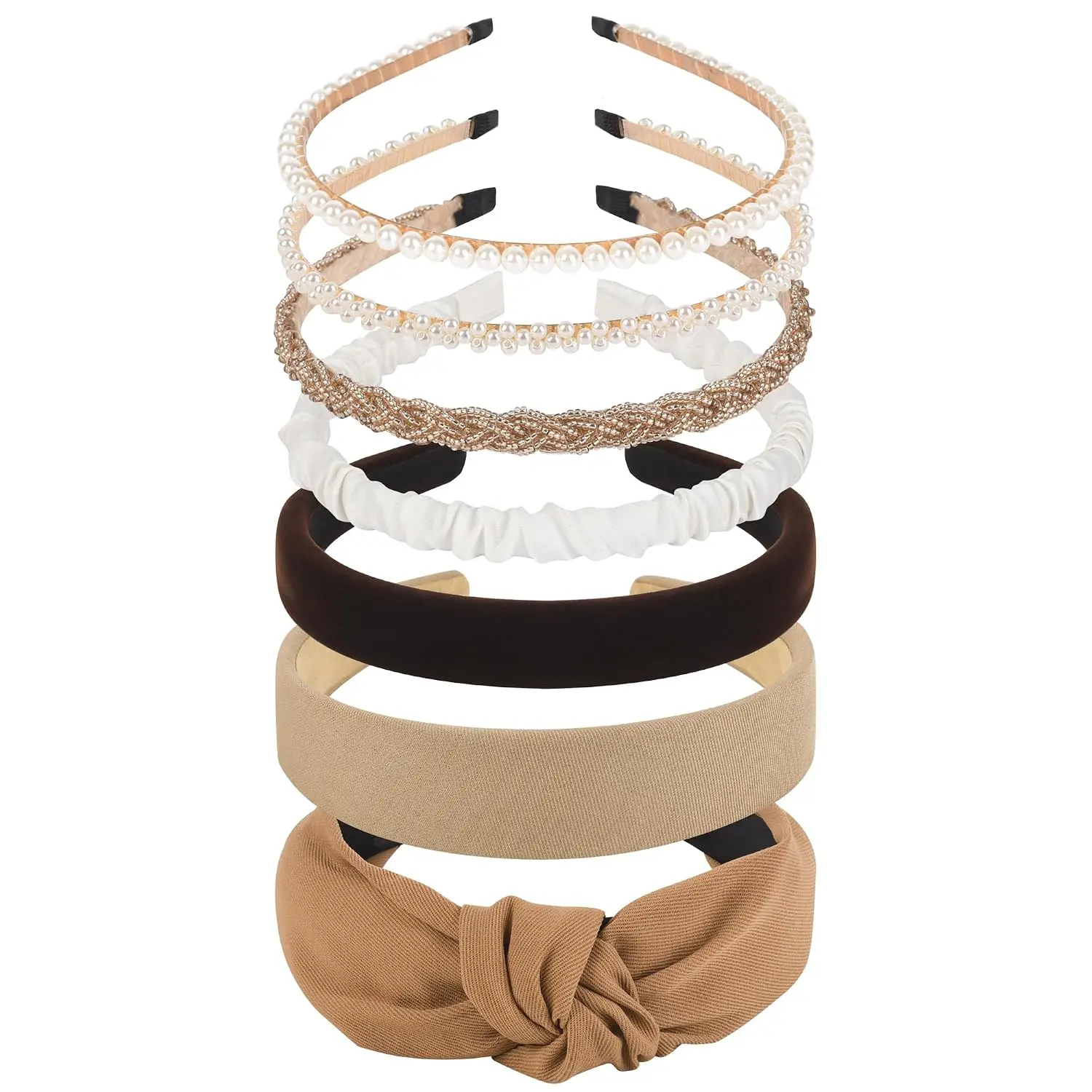 7 count Headbands for Women Girls Cute Knotted Headband  Bands for Women's Hair Non Slip Trendy Thick or Thin Headbands Fashion Hair Accessories