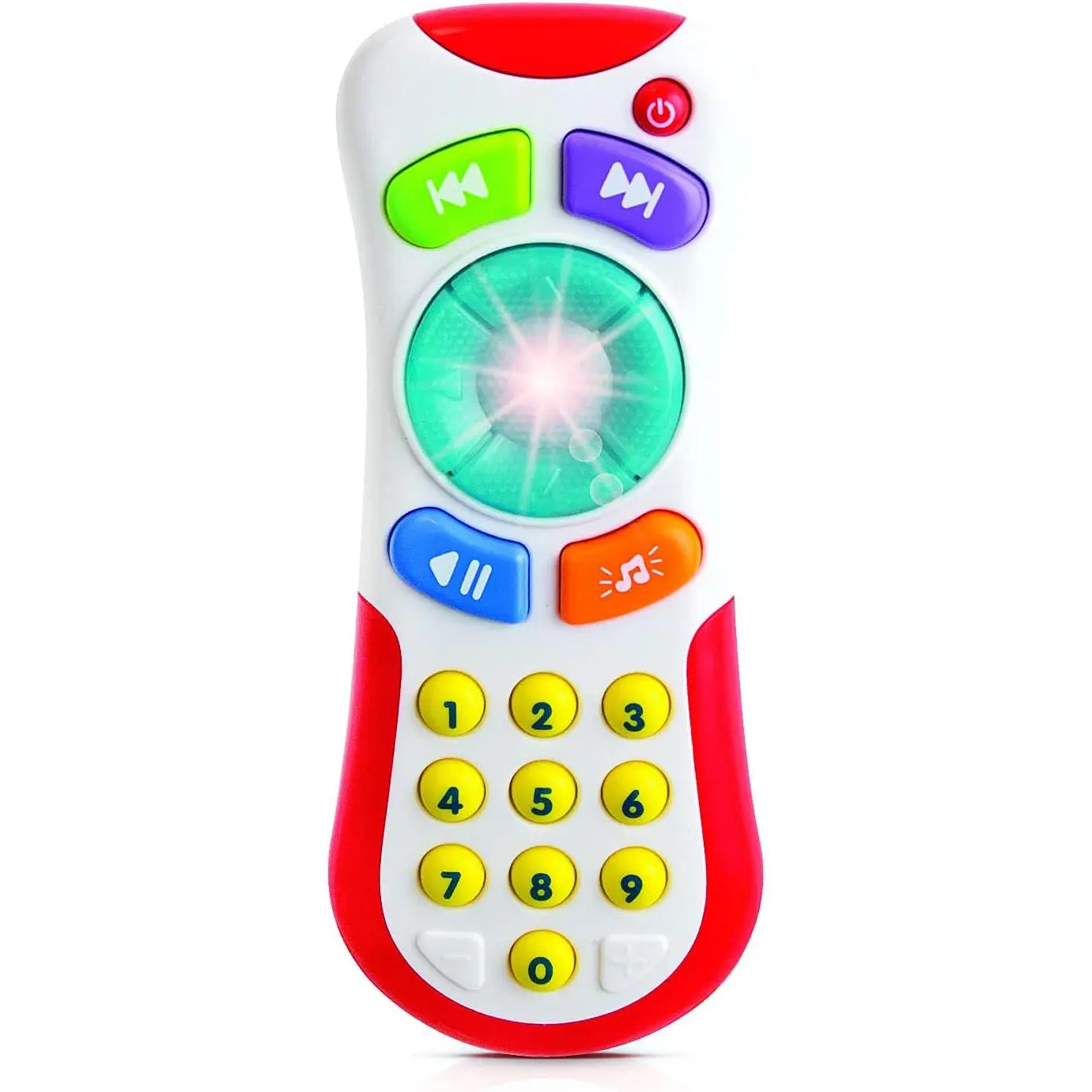 Baby Remote Control Toy  3 Months & Up - Light Up Toy Remote with Fun Sounds & Music - Perfect Baby Gift