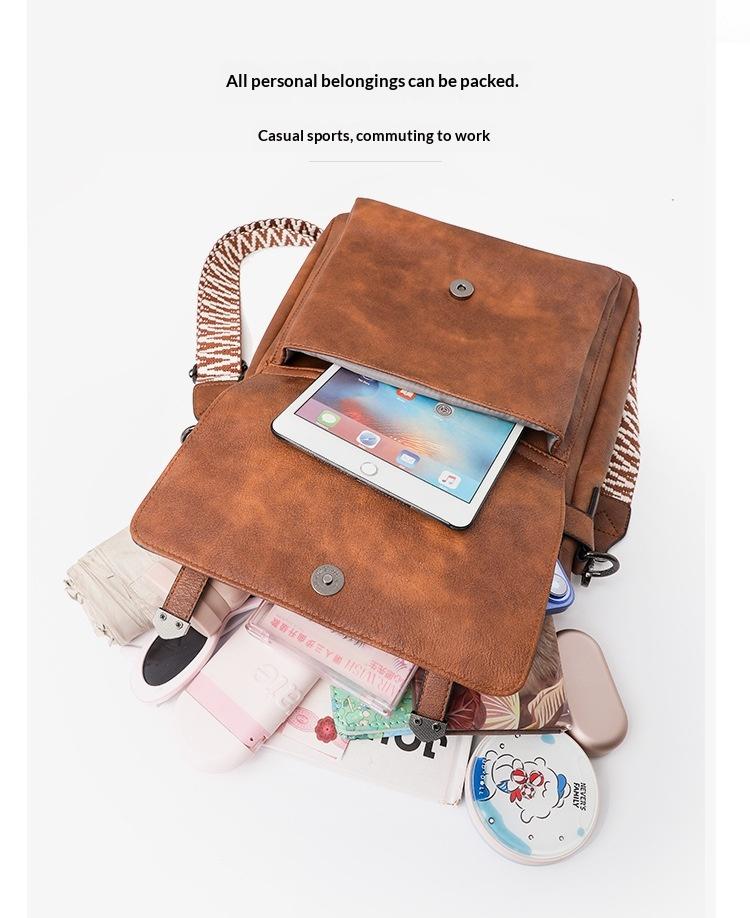 Crossbody Bags for Women,Multi Pocket Crossbody Purses Vegan Leather Shoulder Handbags Travel Purse Adjustable Strap