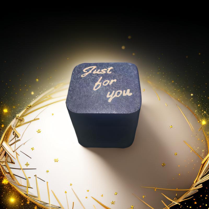 Middle Finger Design Gift Box Just for You Letter Pattern Surprise Romantic Gift Box, 1 Count Creative Gift Box, Funny Desktop Ornament, Party Gift for Friends & Family, Party Favors Assortment, Home Decor Gift