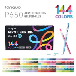 Blue Fruit New 144 Color Acrylic Gel Pen Plus Version, 1.0mm Large Capacity, Ideal for Journal Writing, Drawing, Note-Taking