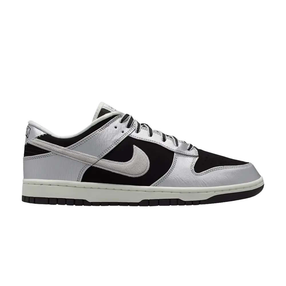 Nike Dunk Low Retro 'Metallic Silver Black Sail' (Unisex) Metallic Silver/Black/Sail/Metallic Silver sneakers IM4413 001