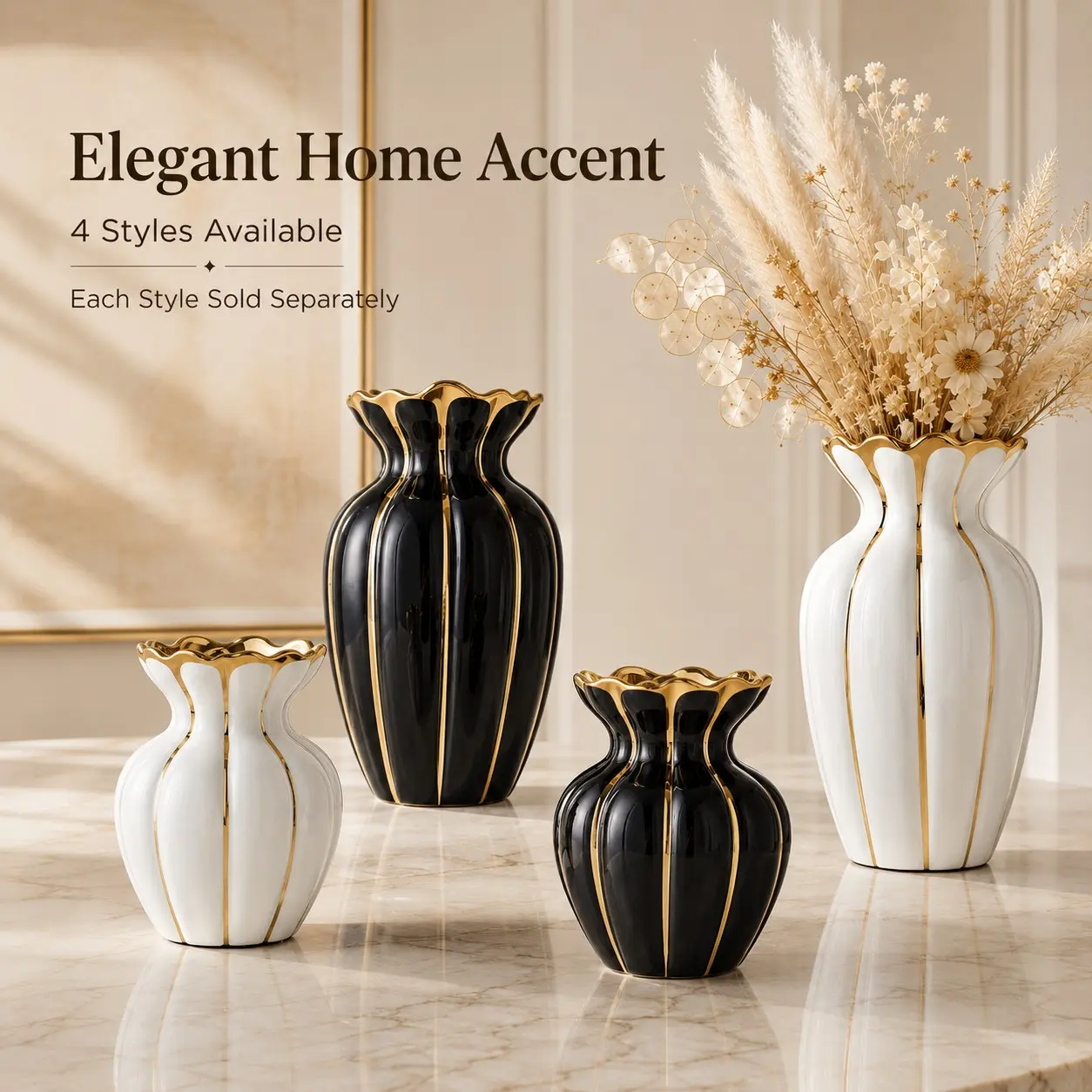 Elegant Ceramic Flower Vase, Nordic Style Decorative Bottle for Home Office Desk, No Plug Design, Perfect Gift Idea, Luxurious Centerpieces Vases, Modern Ceramic Vase, Desktop Decorative Vase, decorative flower vessel, Flowers Vase