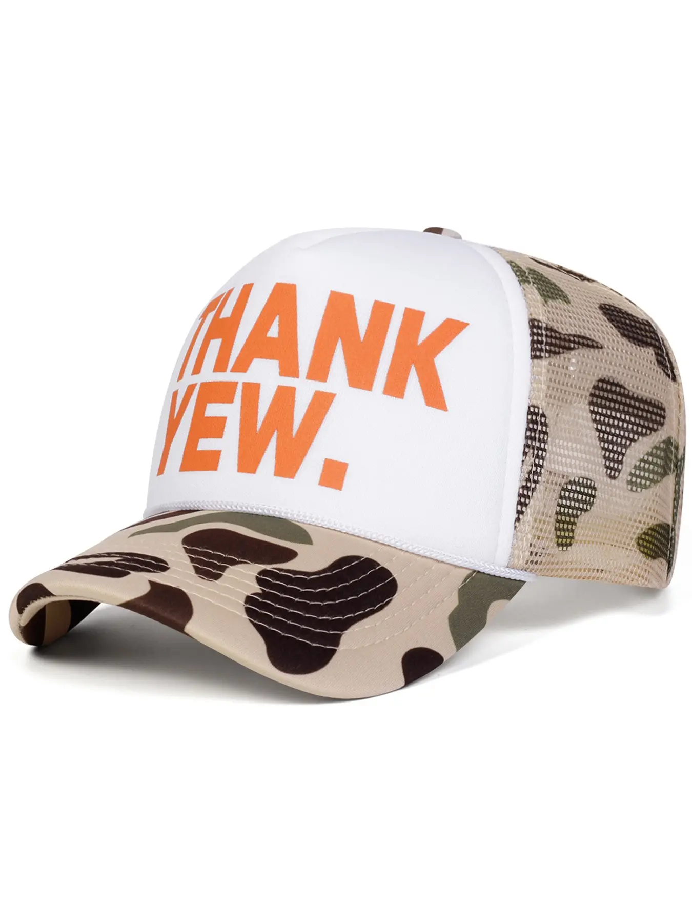 Unisex Thank Yew Baseball Hat, Adjustable Sun Protection Casual Cap, Ideal for Spring Fall Travel Beach Parties, Men Women Outdoor Gear