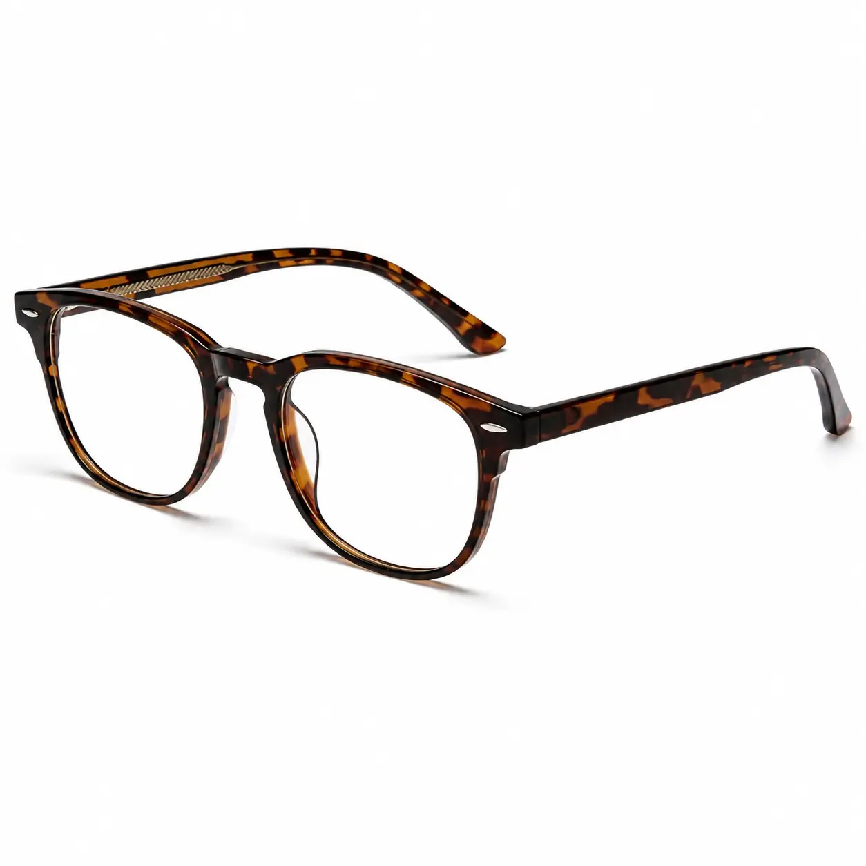Lightweight Retro Square Full-Rim Eyeglasses Set – 3-Piece Collection Featuring Blue Light Filtering Lenses, Durable Acetate Frames, Comfort-Fit Nose Pads, and UV Protection for Daily Digital Use, Casual Outings, Beach Trips, and Outdoor Activities