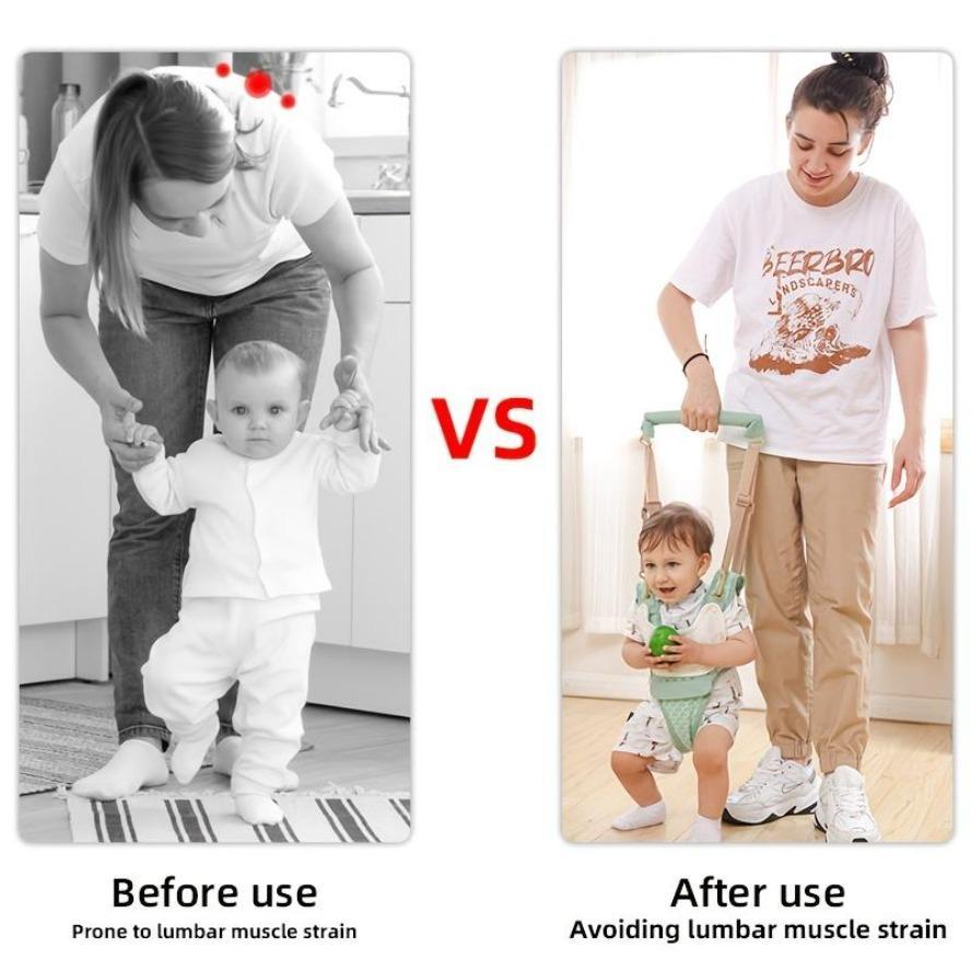 All-Season Breathable Vest-Style Pet Walking Helper Harness, Comfort Handheld Support Safety Harness with Sponge Handle Leash for Outdoor Walking, Pink/Green/Purple