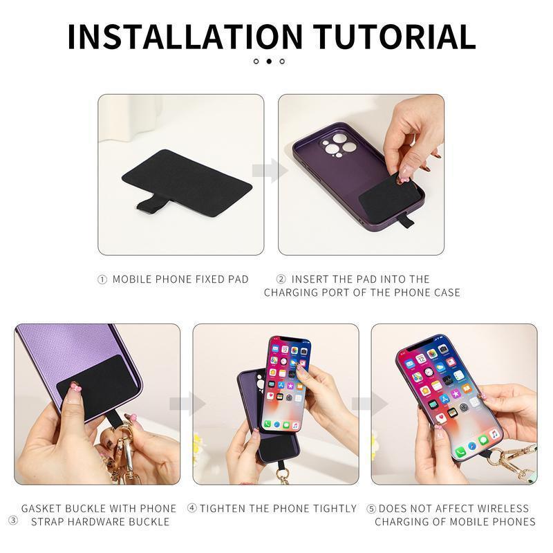 Clip and Go Crossbody Phone Lanyard with Built-In Wallet & Zipper Pouch, Adjustable Strap, All-in-One Holder for Roller Coasters, Durable Phone Charm, Perfect Mothers Day Gift for Android Phones