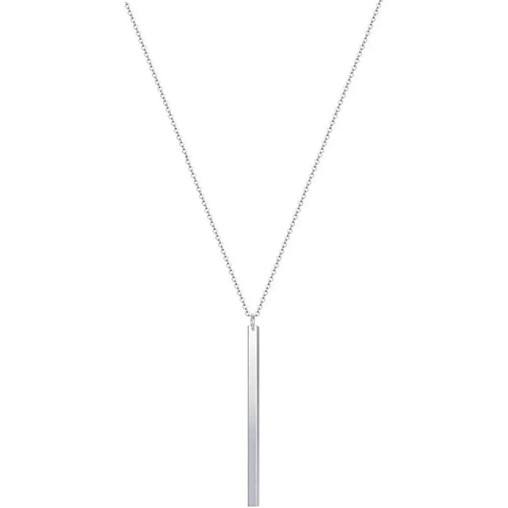 Bar Pendant Necklace  Long Y-Necklace Delicate Lariat Chain  for Women