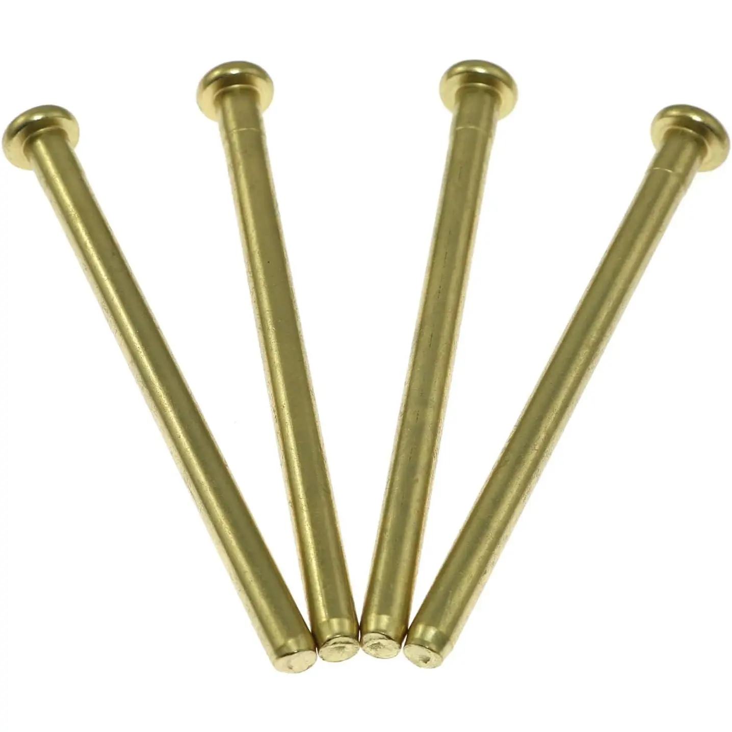 4 count Door Hinge Pins 3.5 Inch Interior  Door  Hinges Rounded Corner Door Window Hinges for Replacing Internal Safety Devices Self Closing Doors Kitchen Garage Door Hinges