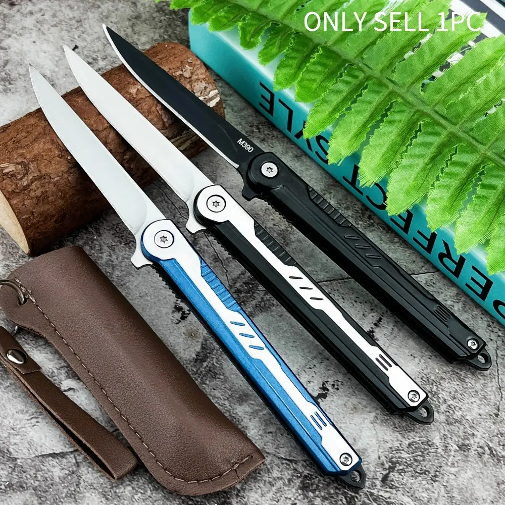 New Pocket Treasure Folding Knife, Portable Outdoor Fishing Hiking Pocket Knife, 440 Steel Blade, 420 Steel Handle, Durable Lightweight Tool