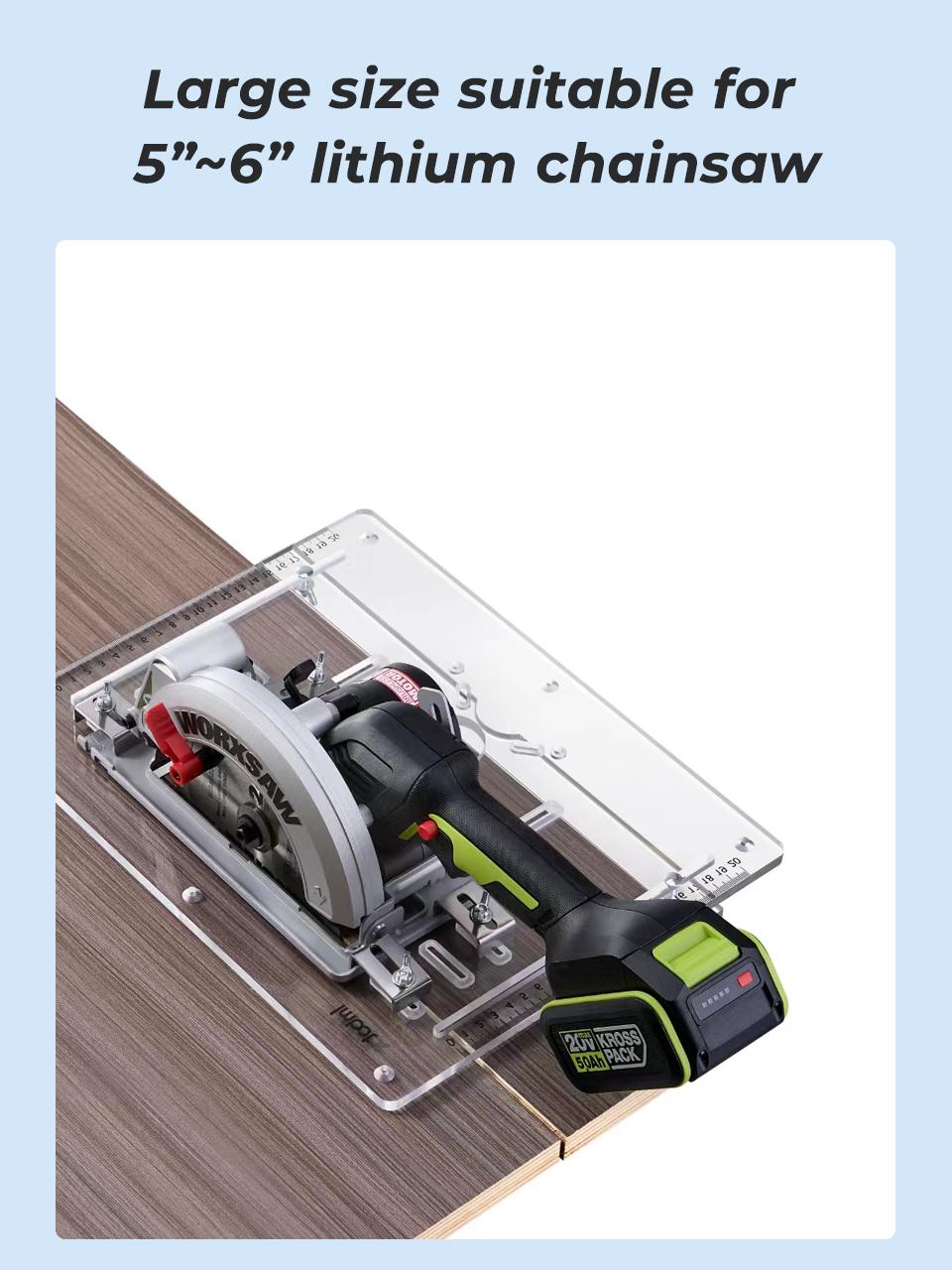IMBOT Cutting Machine Transparent Base Plate 0.8cm Acrylic Material with High-definition Scale Durable And Wear-Resistant Cutting Machine And Circular Saw Accessories