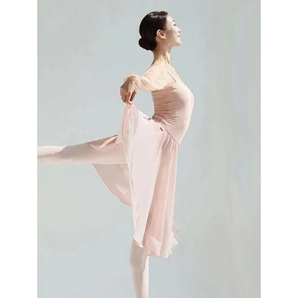 Ballet Tutu, Dance Costume, Gymnastic Costume, Chiffon Dress, Half-Length Skirt, Adult Figure Exercise Costume