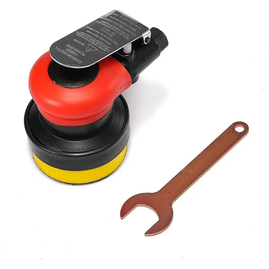 3" Mini DA Air Sander for corner,3 Inch Finishing Palm Pneumatic Sander Tool